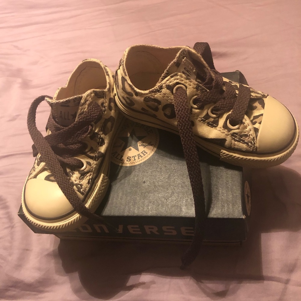 Cheetah Print Converse